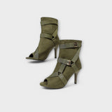 Luísa -Sapatos elegantes de biqueira aberta com salto