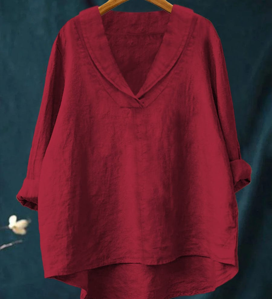 Samantha | Blusa de Linho Elegante para o Verão
