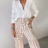 Isaline™ | Conjunto Elegante de Duas Peças com Blusa Oferecida