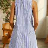 Luísa| Vestido Chique  Listrado