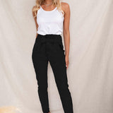 Jeans de papel pretos