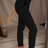 Jeans de papel pretos