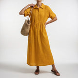 Lisandra — Vestido camisa fluido de verão