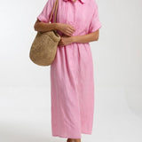 Lisandra — Vestido camisa fluido de verão