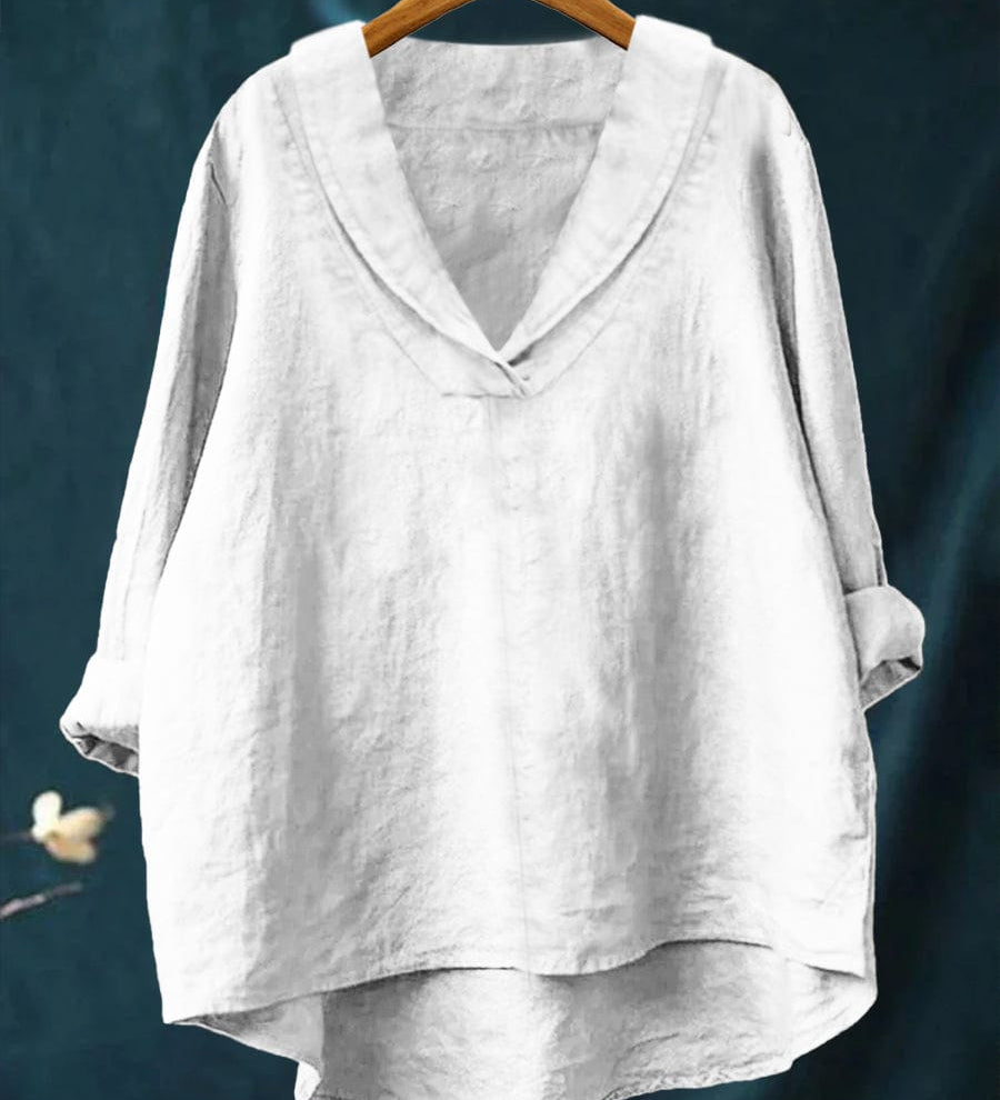 Samantha | Blusa de Linho Elegante para o Verão